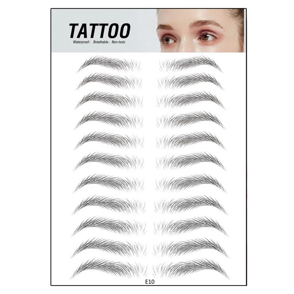 4D Hair-like Authentic Eyebrows Waterproof Long Lasting for Women Lady   Hair-like Authentic Eyebrows Waterproof Long Lasting