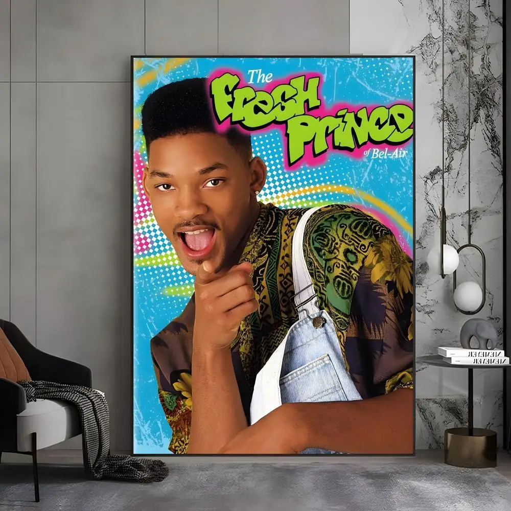 ملصق W-Will S-Smith للممثلين الشهير عالي الدقة ذاتي اللصق مقاوم للماء مثالي للمنزل والمكتب وغرفة النوم هدية رائعة