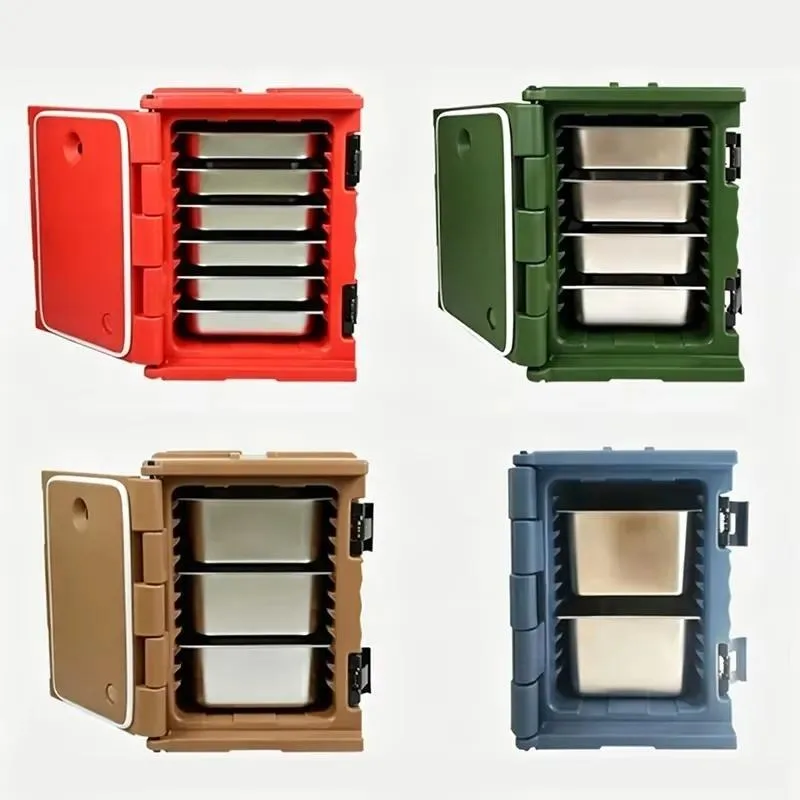 90L thermal insulation food heating box front type hot box commercial catering distribution transportation cabinet GN box