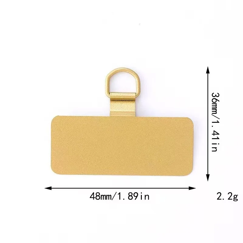 Phone Retention Pad Sturdy Anti-Loss Adhesive Pad Chain Connection Piece Minimalist Phone Lanyard Pad For Daily Travels Home