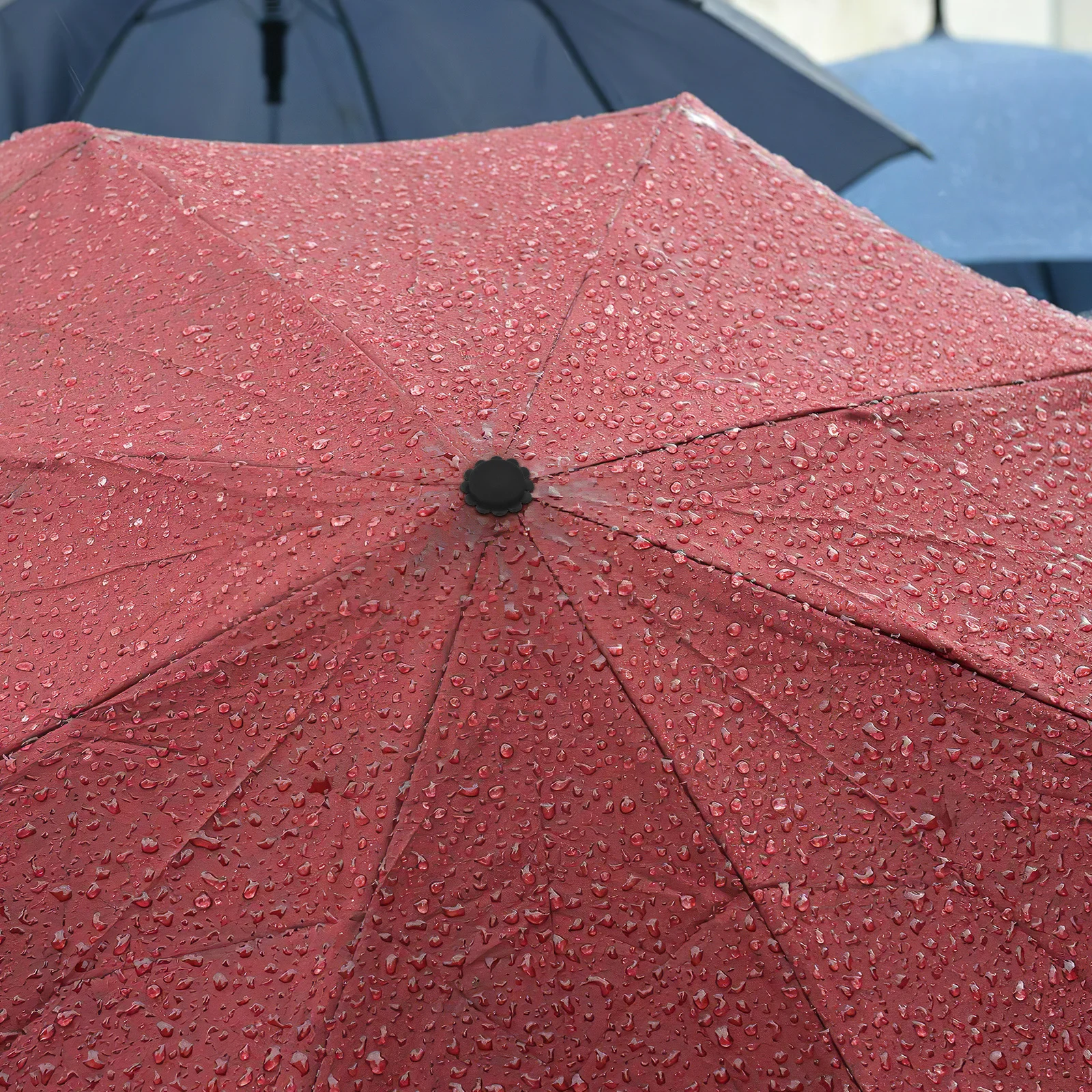 2 مجموعات غطاء المظلة استبدال أجزاء مقاوم للماء مظلة من الشمس غطاء برغي مع طوقا ل 8 مللي متر القطب سهلة التركيب في الهواء الطلق حديقة #5