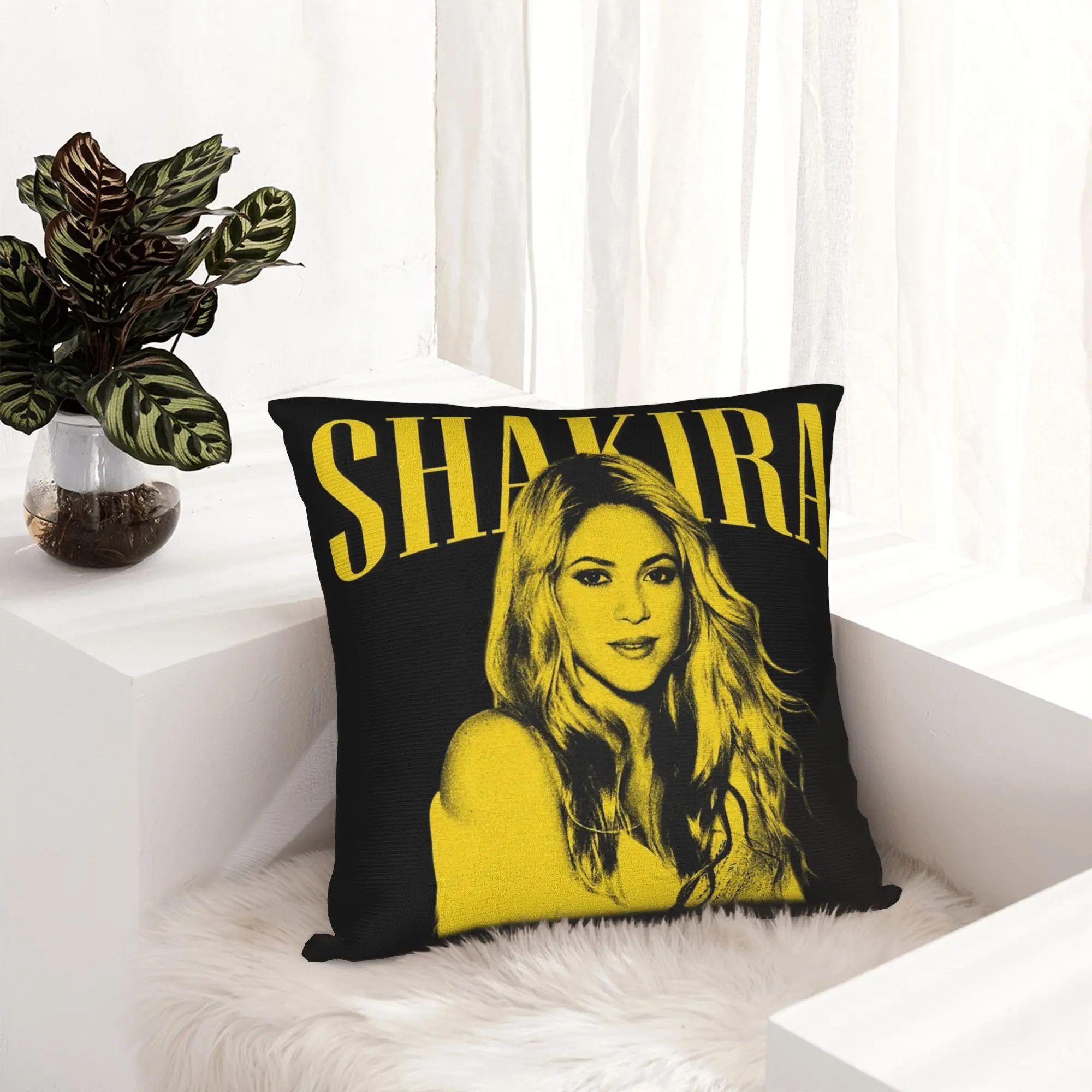 Pop Singer Shakira Pillowcase Soft Polyester Cushion Cover Gift  Throw Pillow Case Cover Home Zipper 40X40cm