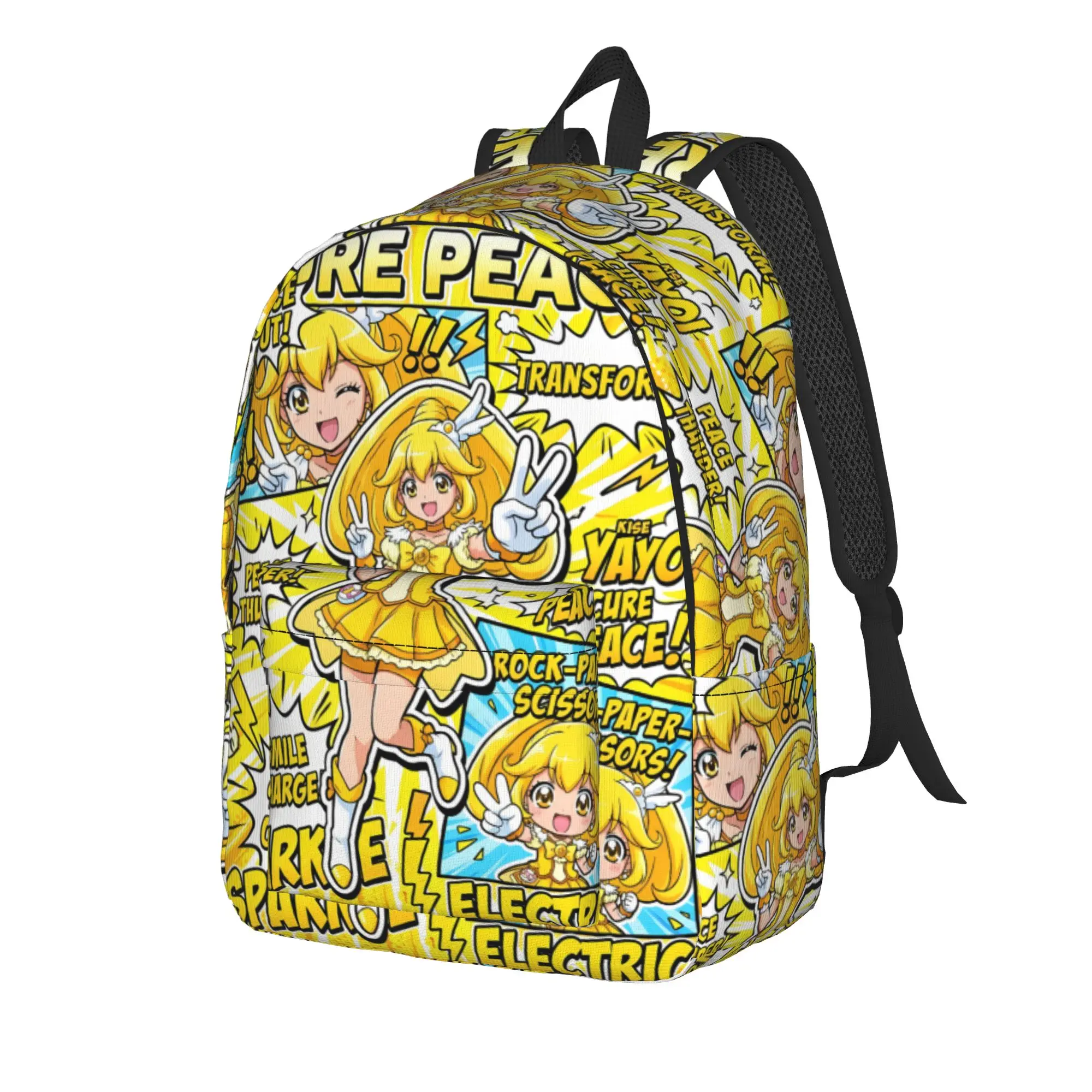 Pretty Cure Pencil Case Kawaii University Pencil Box Students Double Layer Cute School Pencil Cases Graphic Stationery Organizer