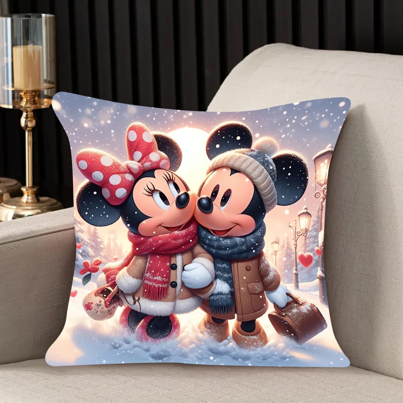 

Pillow Cover Minnie Mickey Birthday Wedding Gifts Cushions Covers Dakimakura Throw Pillows iving room Pillowcase Home Decor