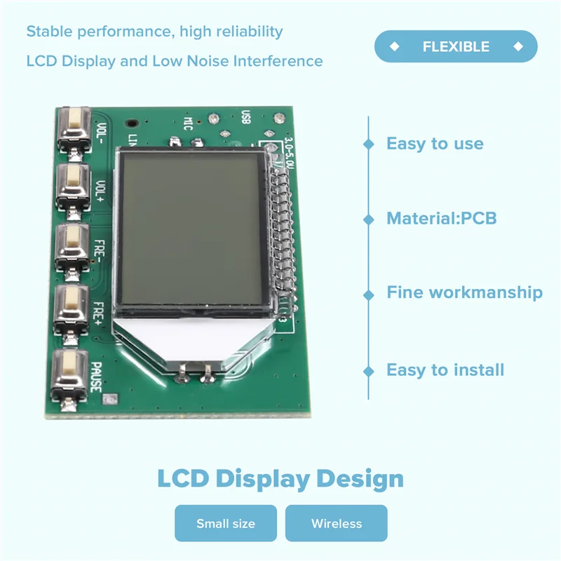 ABJF-FM Wireless Transmitter Module FM Transmitter Module For Campus Radio Stations For Microphones