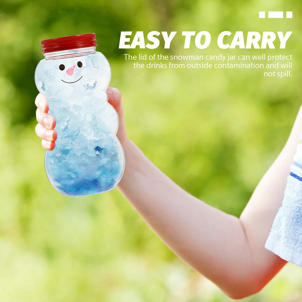 

8Pcs Sealed Packaging Bottles Plastic Milk Juice Bottles Leakproof Portable Beverage Containers for Travel Camping