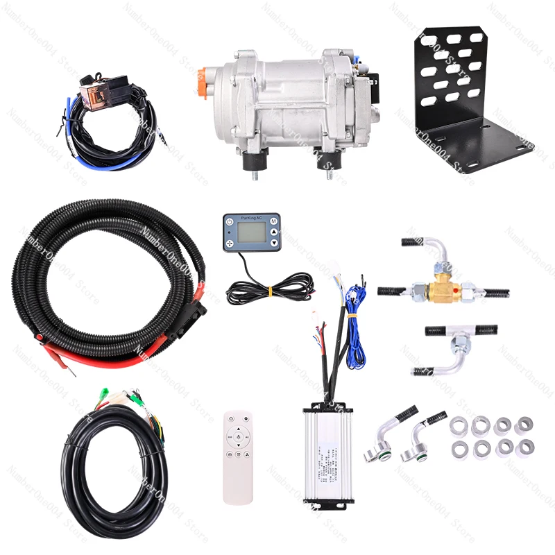 

Автомобильный параллельный парковочный кондиционер, модифицированный скрытый 12 В, 24 В, электрический инвертор постоянного тока, компрессор, автофургон