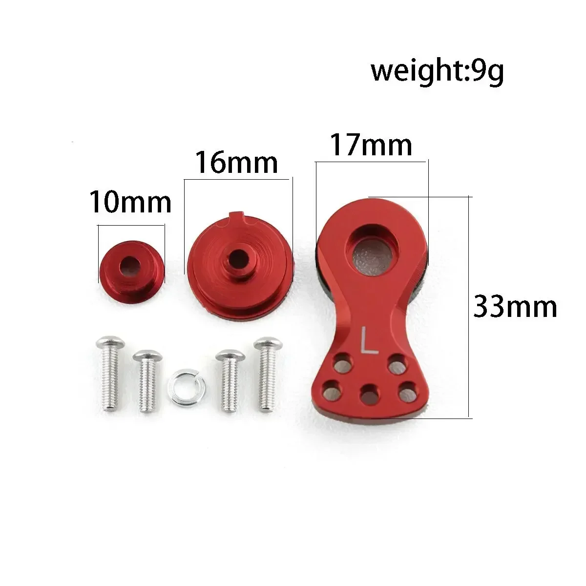 Einstellbare Abschnitt Stärke Servo Schutz 25T Zähne Zahn Halb Servo Arm Horn für 1/8 1/10 Fernbedienung Auto Boot