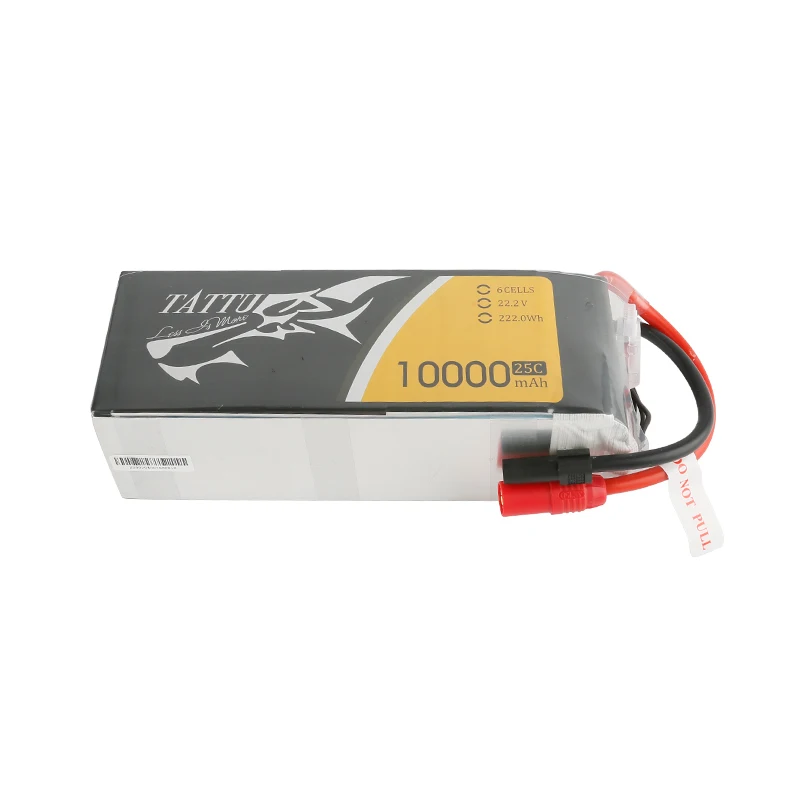 Akumulator LiPo TATTU 22,2 V 10000 mAh 25C do helikoptera RC Quadcopter FPV Racing Drone Części z wtyczką XT90S/EC5/XT150