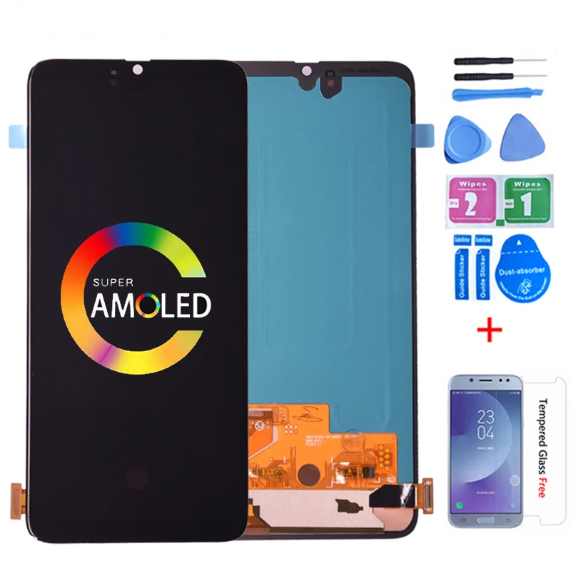 Super Amoled For Samsung Galaxy A90 5G A908 LCD Display With Touch Screen Digitizer Assembly SM-A908B, SM-A908N Lcd