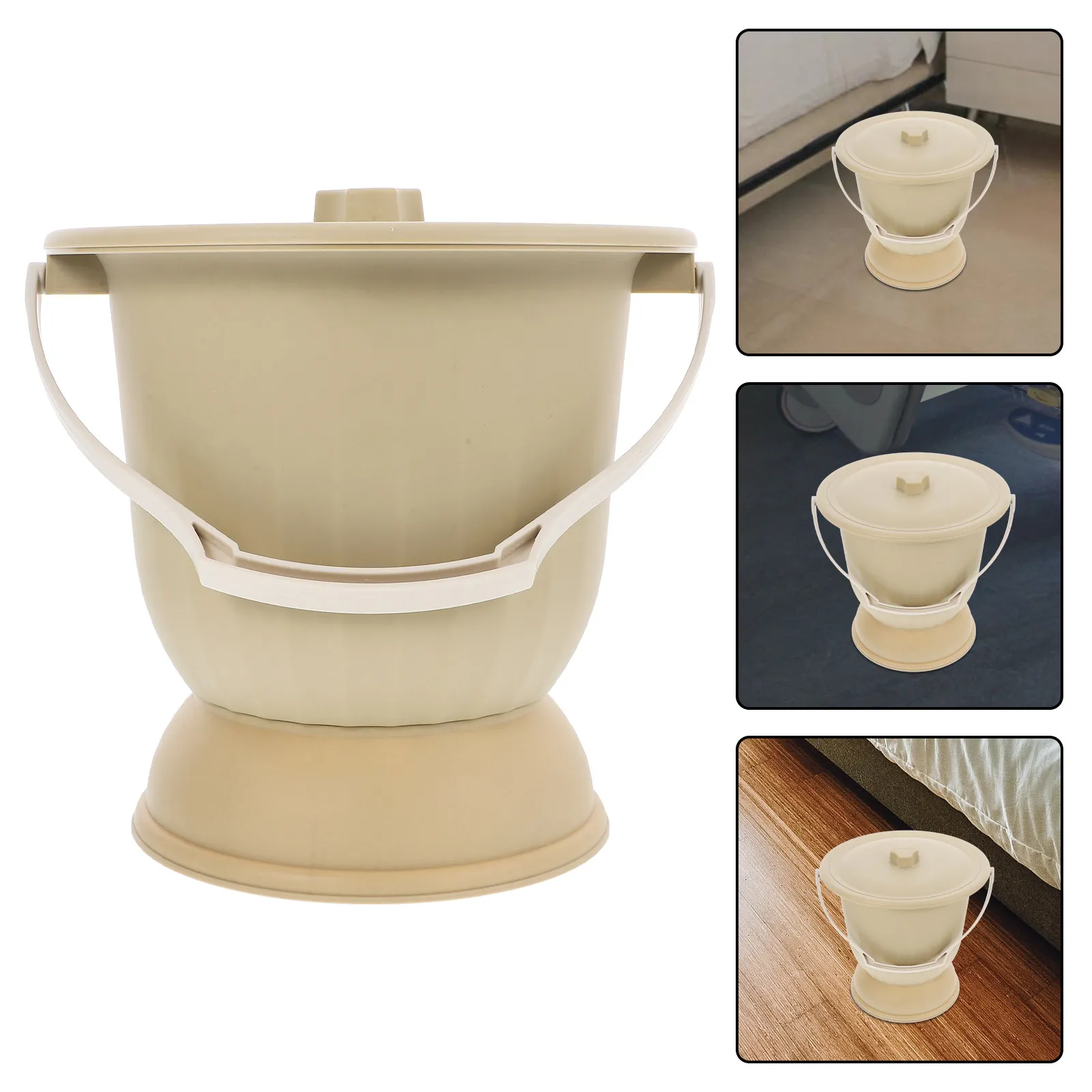 

Крышка для судна для ночного туалета, для домашнего использования, для рожениц, прочная, износостойкая, легко моется, легкая, компактная, устойчивая, без заусенцев, подарок