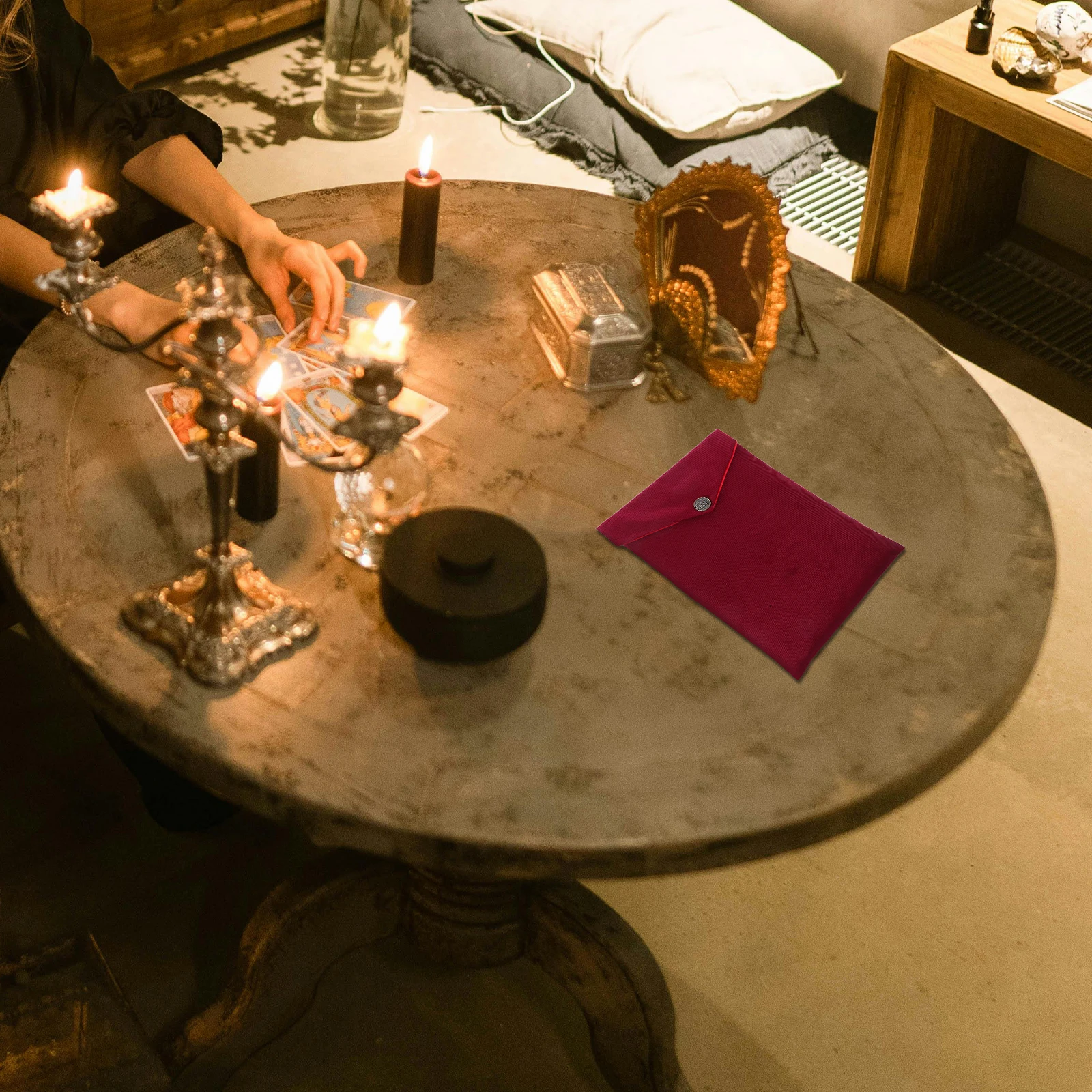 

Bible Cover Bag Corduroy Spacious Book Pencil Case Organizer Travel School Office Home Document Wallet Storage Pouch