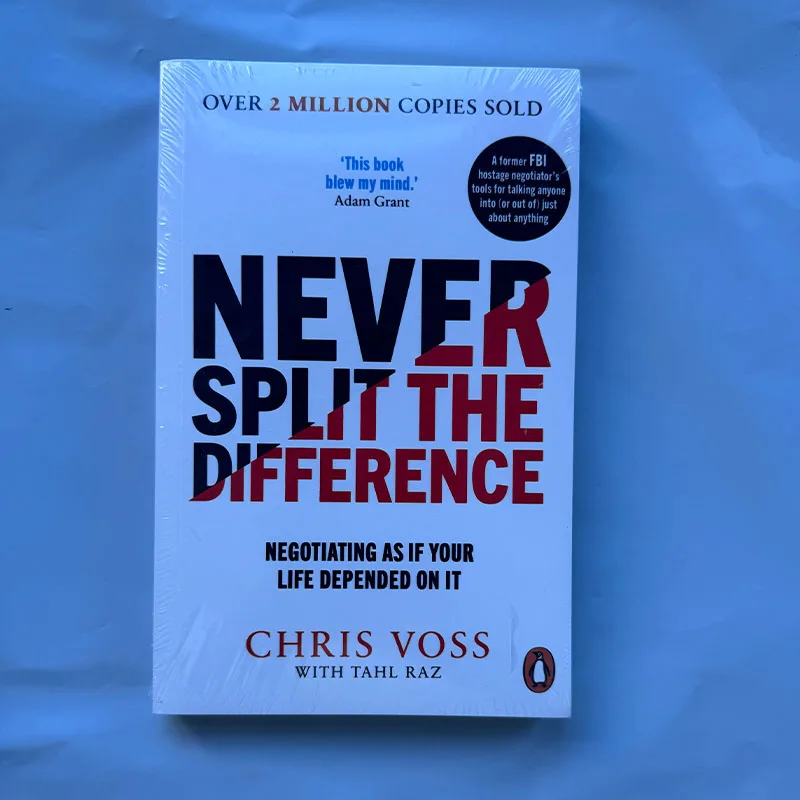 Never Split The Difference By Chris Voss Negotiating As If Your Life Depended on It Paperback Book in English