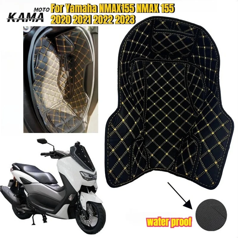 Motorcycle Seat Storage Box Inner Pad Luggage Trunk Liner Protector For Yamaha NMAX155 NMAX 155 2020 2021 2022 2023