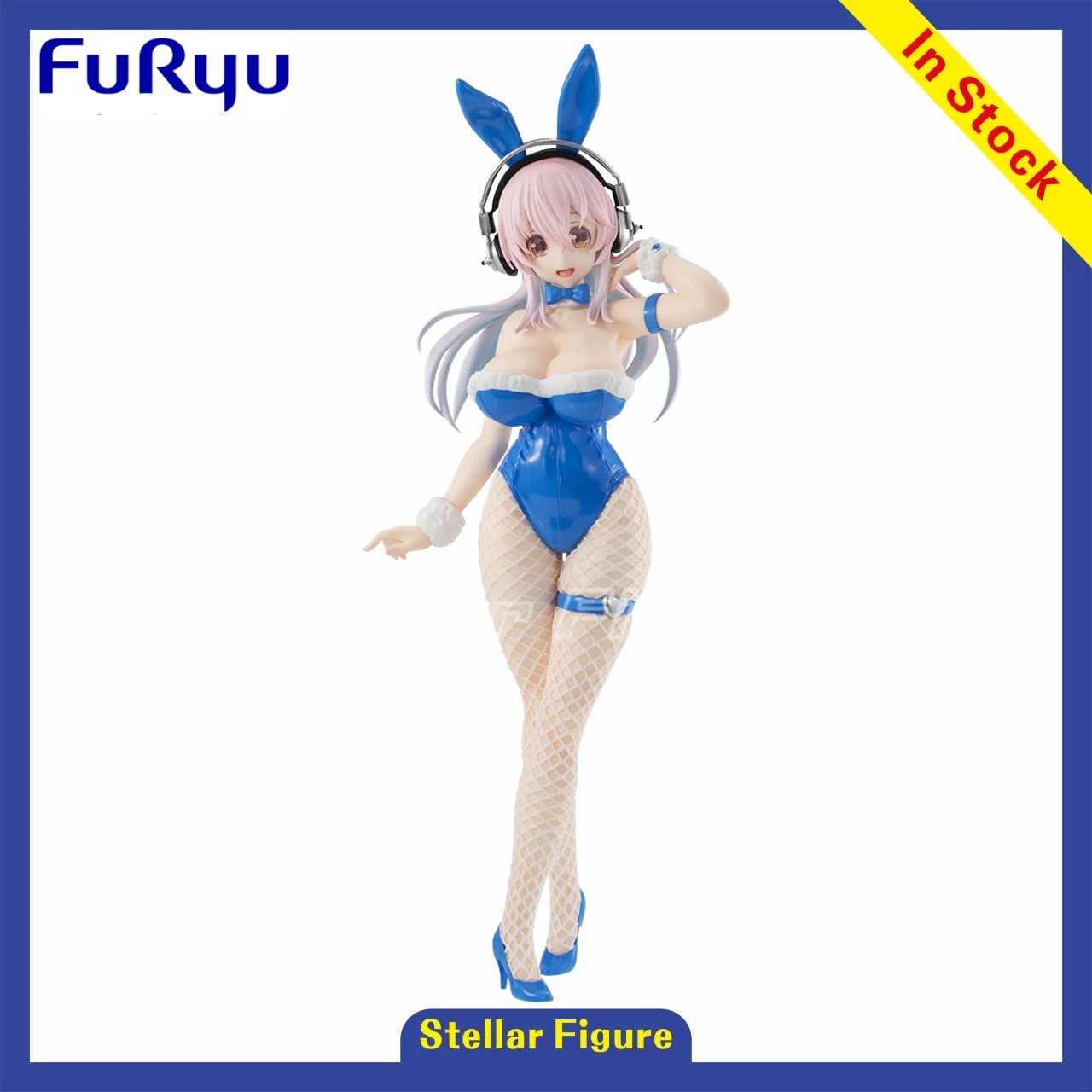 【SF】In Stock FuRyu BiCute Bunnies Figure Sonicomi SUPER SONICO Model Figure Gifts view 2