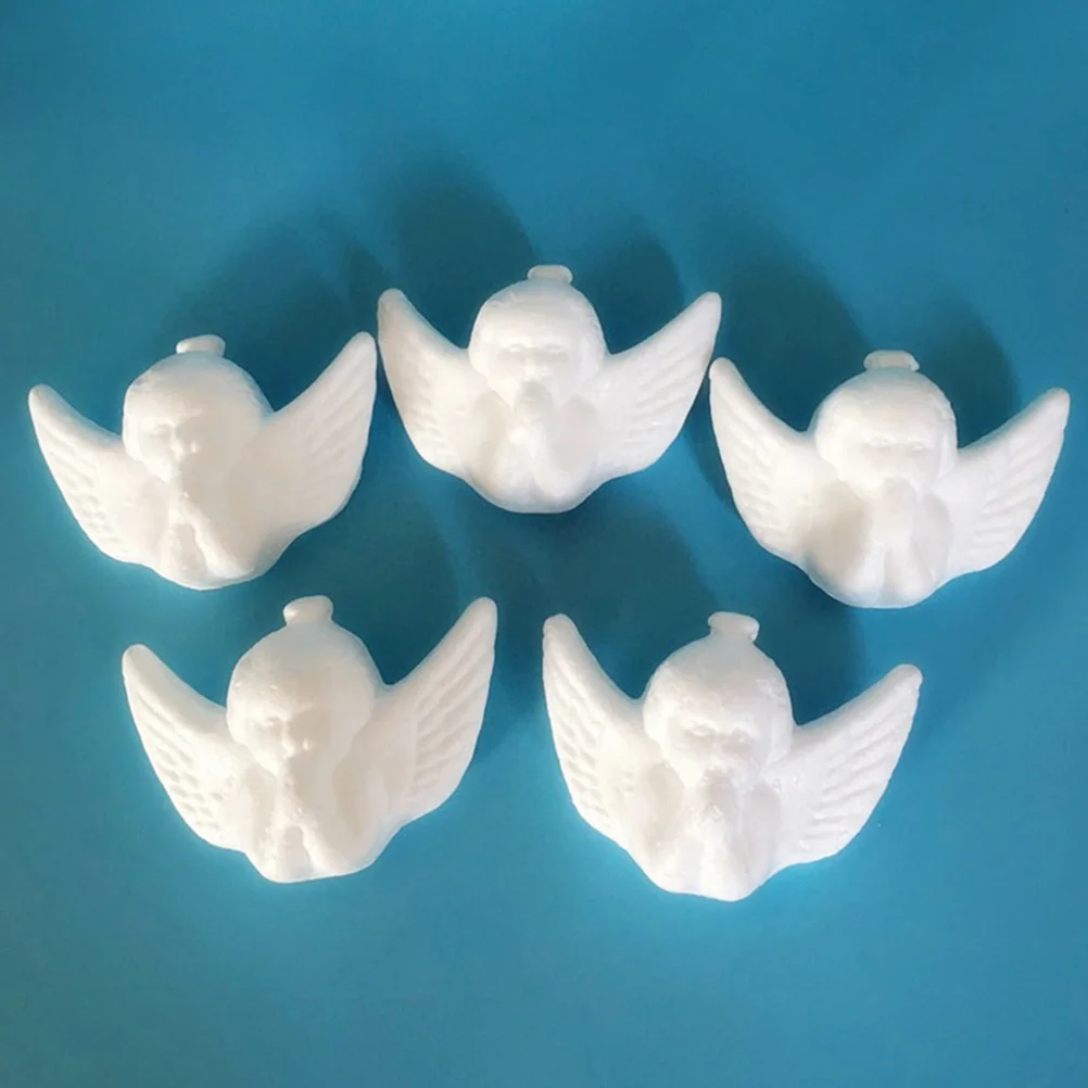 

10Pcs Christmas Santa Angel Decorations Durable Fine Workmanship DIY Christmas Ornaments Kids Creativity Gifts