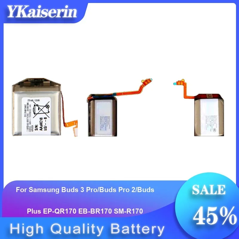 Watch Battery For Samsung Galaxy Buds 3 Pro 2 Plus EP-QR170 EB-BR170 SM-R170 Safe High Quality Batteries + Track NO