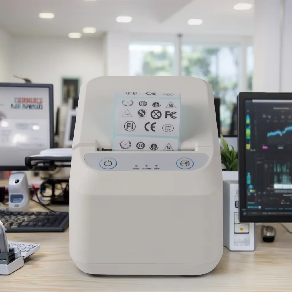 

80-миллиметровый термопринтер для белых этикеток и чеков с облачной печатью и Bluetooth