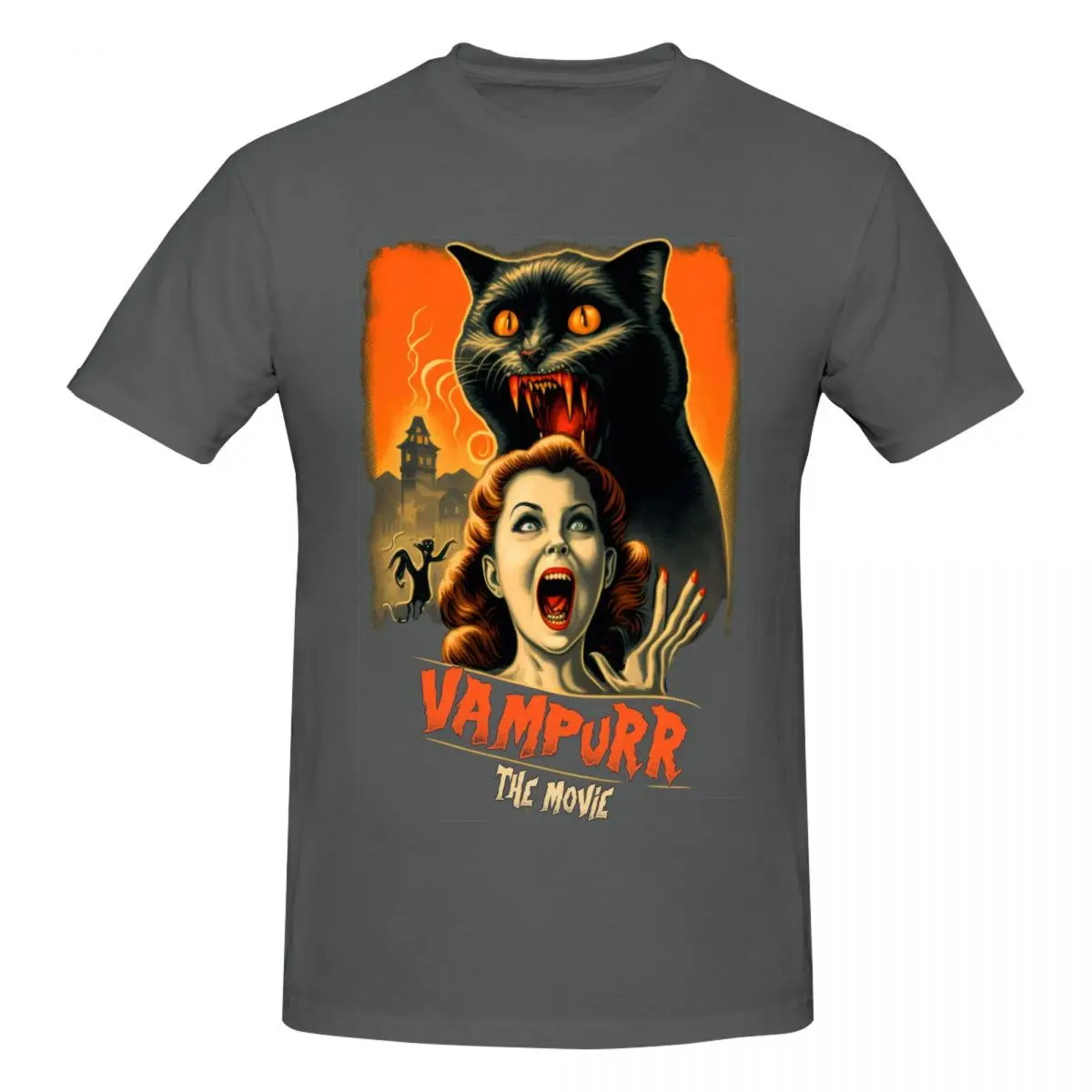 Vampurr The Movie T Shirts Casual Tee Shirt Short Sleeve Crew Neck T-Shirt Novelty Funny Summer Clothing