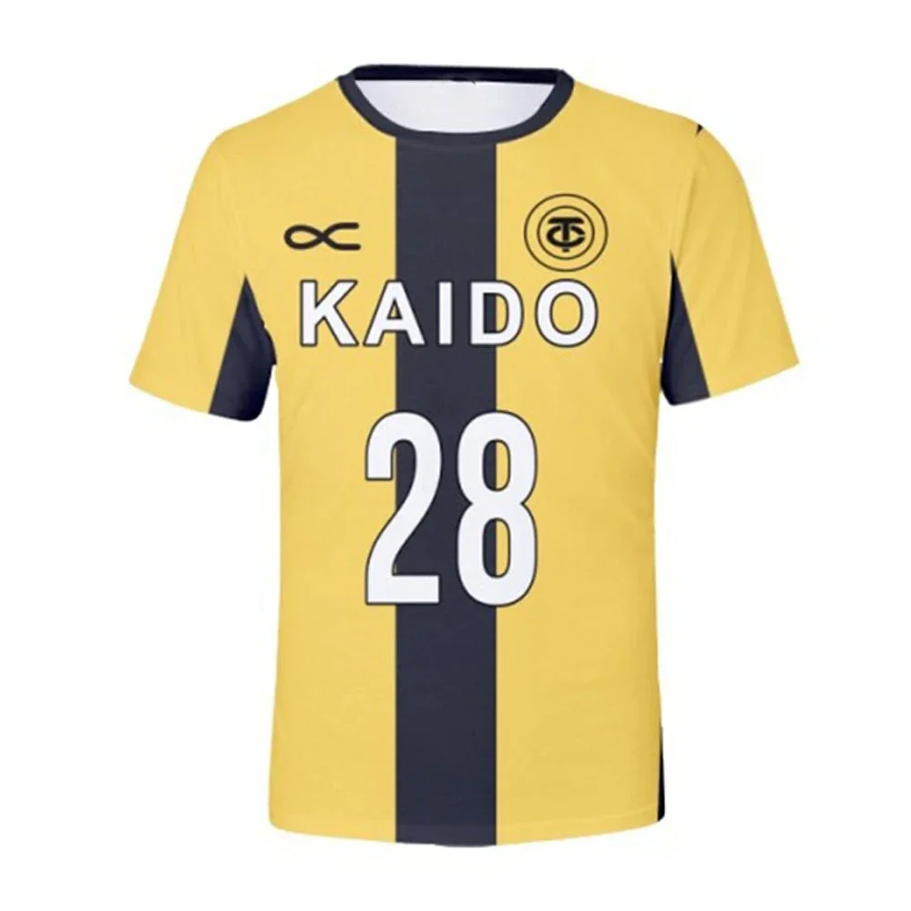 Hot-selling Summer Football Jersey 3DT-shirt Loose and Comfortable Men's and Women's Children's Fashion T-Shirt