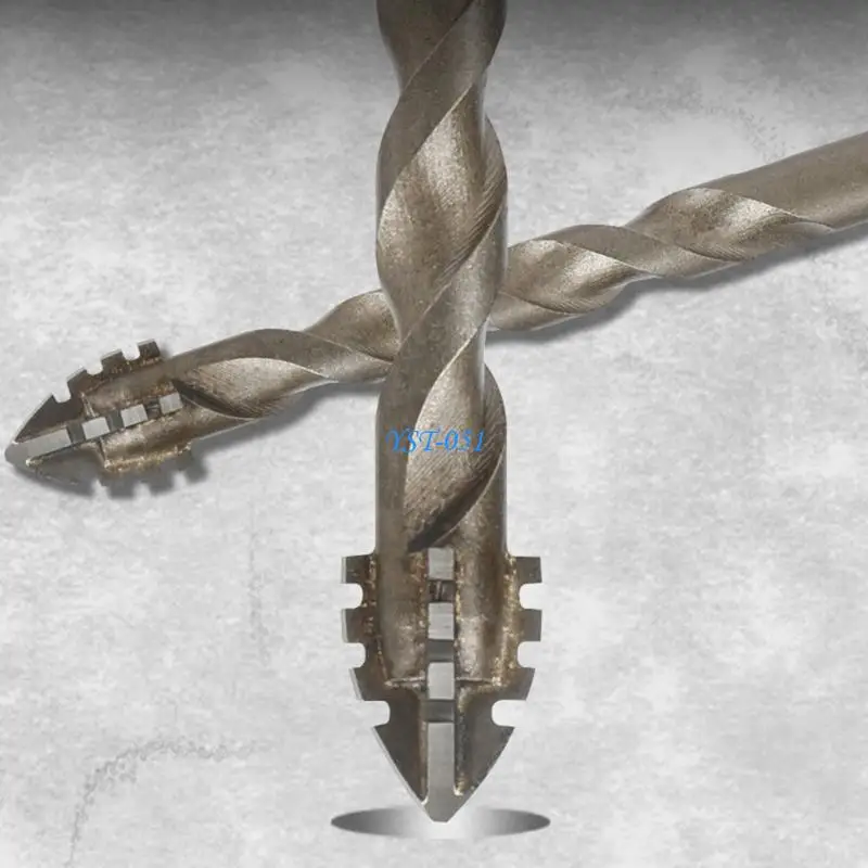 

E15A 10pcs High Performances Shank Four Flute Eccentric Drill Bits for Precise Drilling In Various Materials