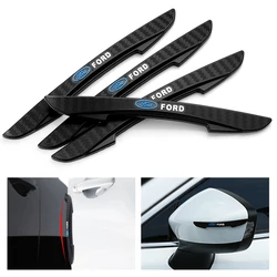 4PCS Car Styling Anti-collision Door Edge Protective Bumper Sticker For Ford Fiesta Mondeo Fusion Explorer Escape Edge Kuga MK6