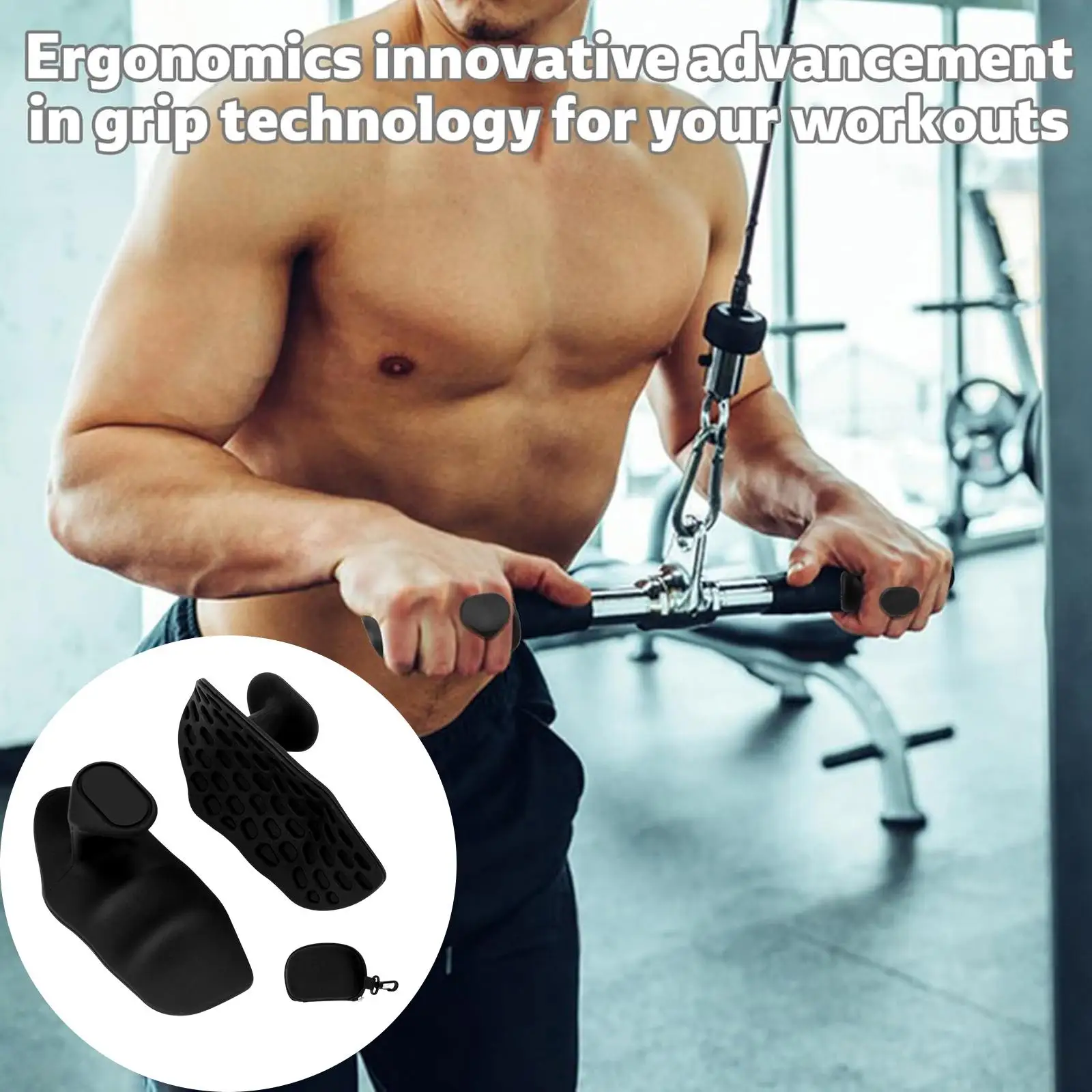 Gym Grips for Weight Lifting Lightweight Hand Protection Workout Gloves for Bodybuilding Sports Training Gymnastics Equipment