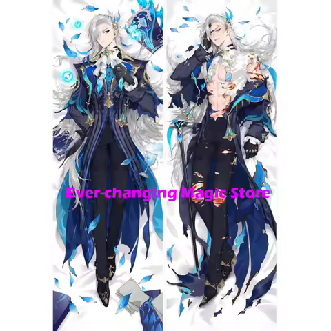 Genshin Impact Arataki Itto Kaedehara Kazuha Wriothesley Kamisato Ayato Cosplay Dakimakura Pillow Case Hing Body Prop