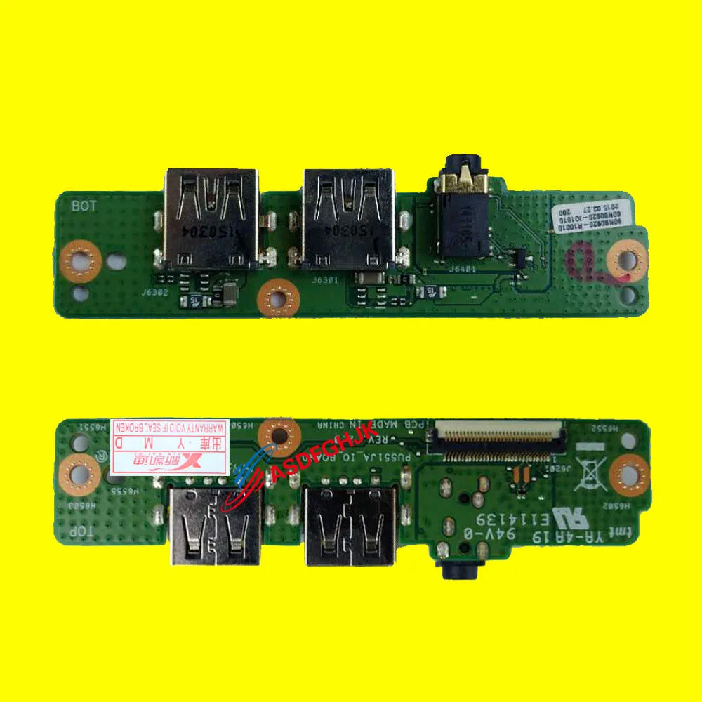 Original FOR Asus Laptop PU551J PU551JA PU551LA PU551LD Audio Card USB IO Board REV 2.0