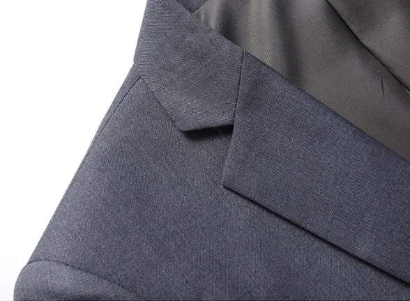 2026 Hochwertiger Herrenanzug in Unifarbe für Smart Casual Business, Hochzeit, Bankett, Bräutigam, Trauzeuge, Modetrend – Detail 25