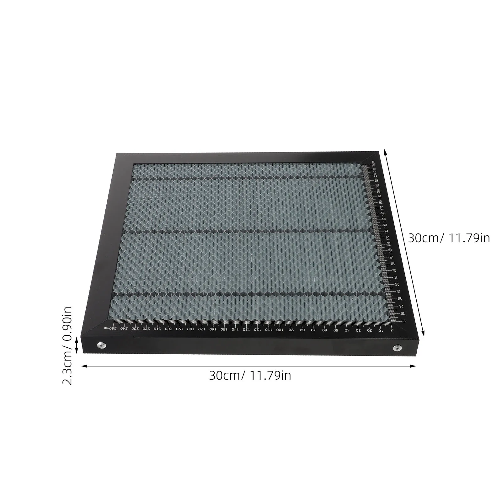 Tavolo a Nido d'Ape 30x30cm per Macchina per Incisione, Piattaforma di Precisione per Taglio, Tavolo per Incisione su Metallo e Legno