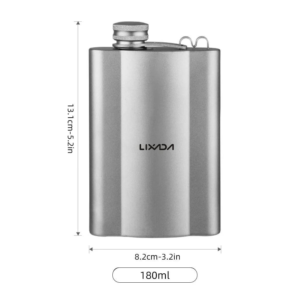 

Ti Hip Flask 240 мл Портативная бутылка вина Открытый Кемпинг Виски Алкоголь Посуда для напитков Фляга алкоголя ti бутылка вина
