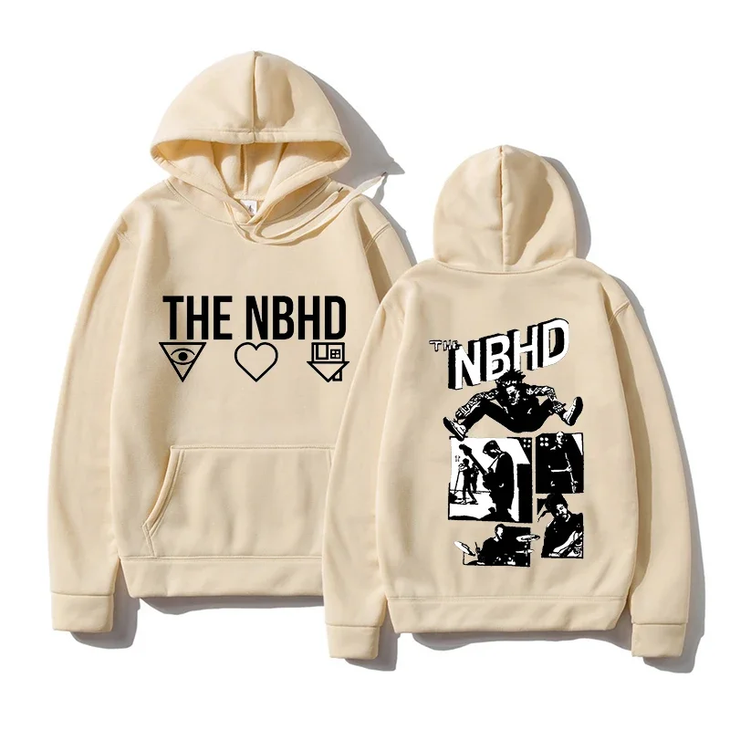 The Neighborhood Hoodie Unisex Autumn Winter Pullovers Women Men Sweatshirts Long Sleeve with Hooded Pullovers Casual Streetwear