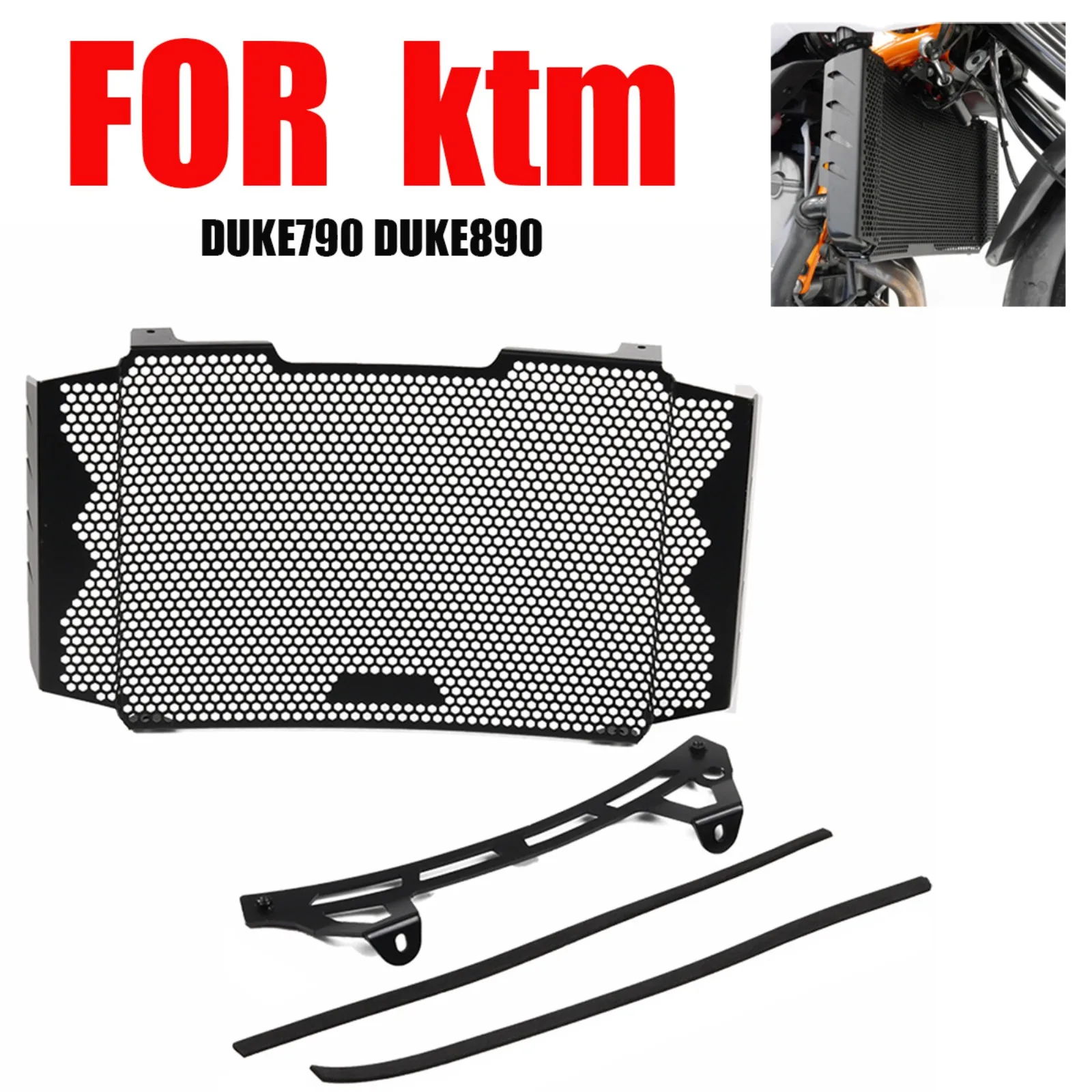 Radiator Guard Cover Grill Protector For DUKE 790 890 R 2022-2023