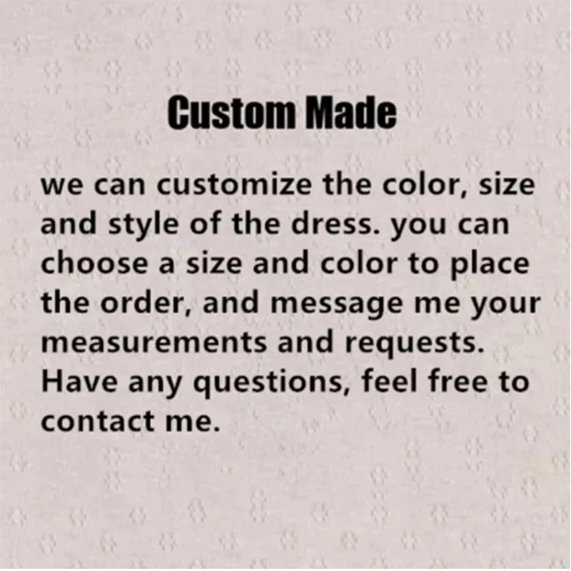 Custom Made Dresses