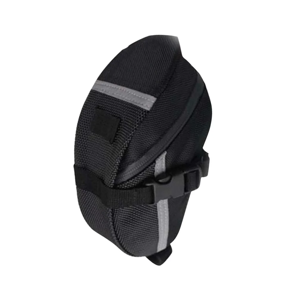 Fahrrad-Rücksitz-Satteltasche, schwarz, hohe Dichte, 600 d, wasserdicht, schnell abnehmbar, Radfahren, Rücklicht, Aufhänger, Fahrradtaschen