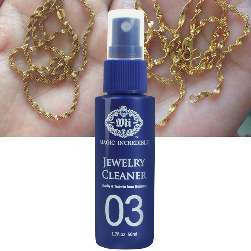 50ml Ultrasonic Jewelry Cleaner Solution Deep Clean and Restore Jewelry Sparkle for Jewelry Watch Diamond  Cleaning