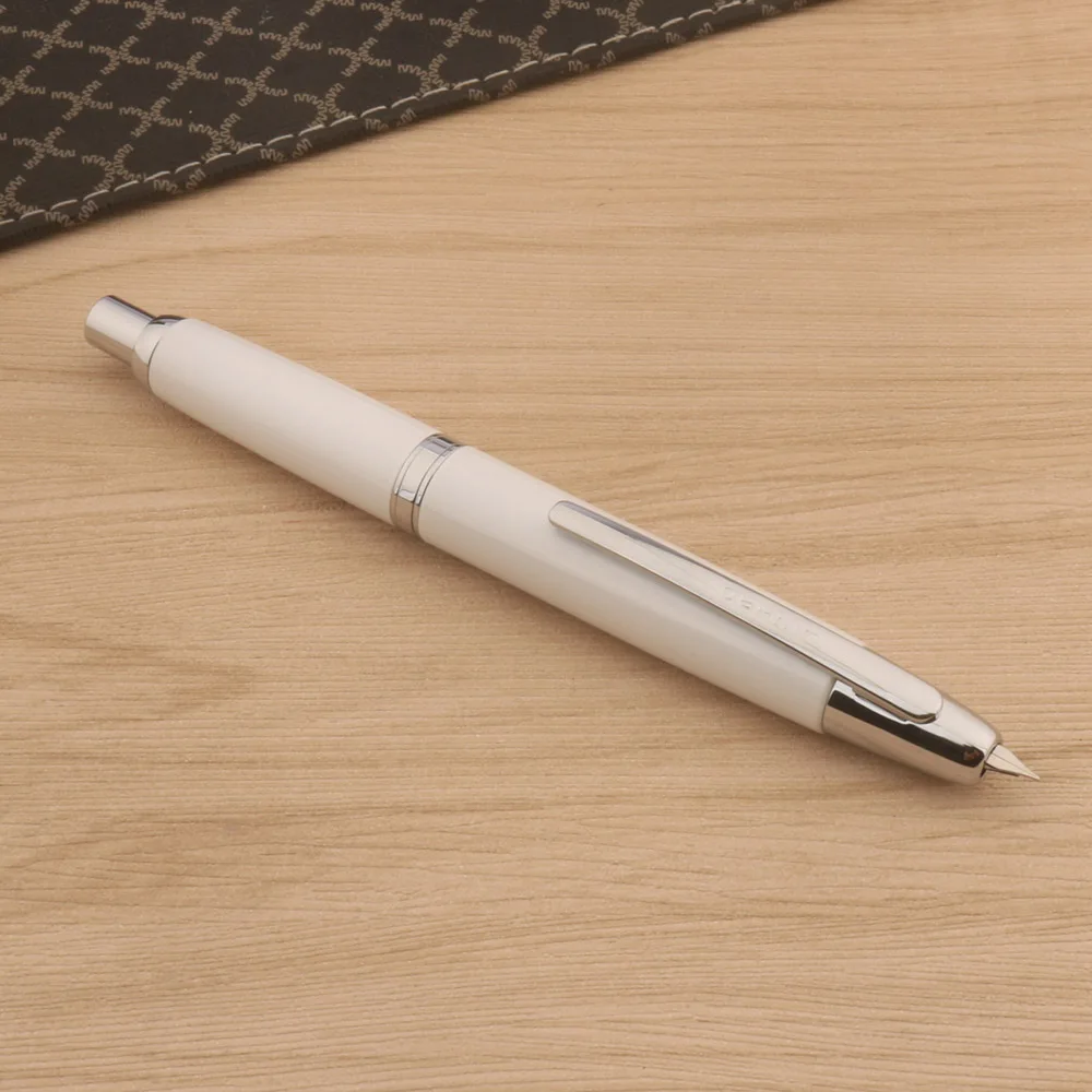 JinHao 10 Press Fountain Pen matte Gradient coffee F/EF Nib Stationery Office School Supplies clicking Pen