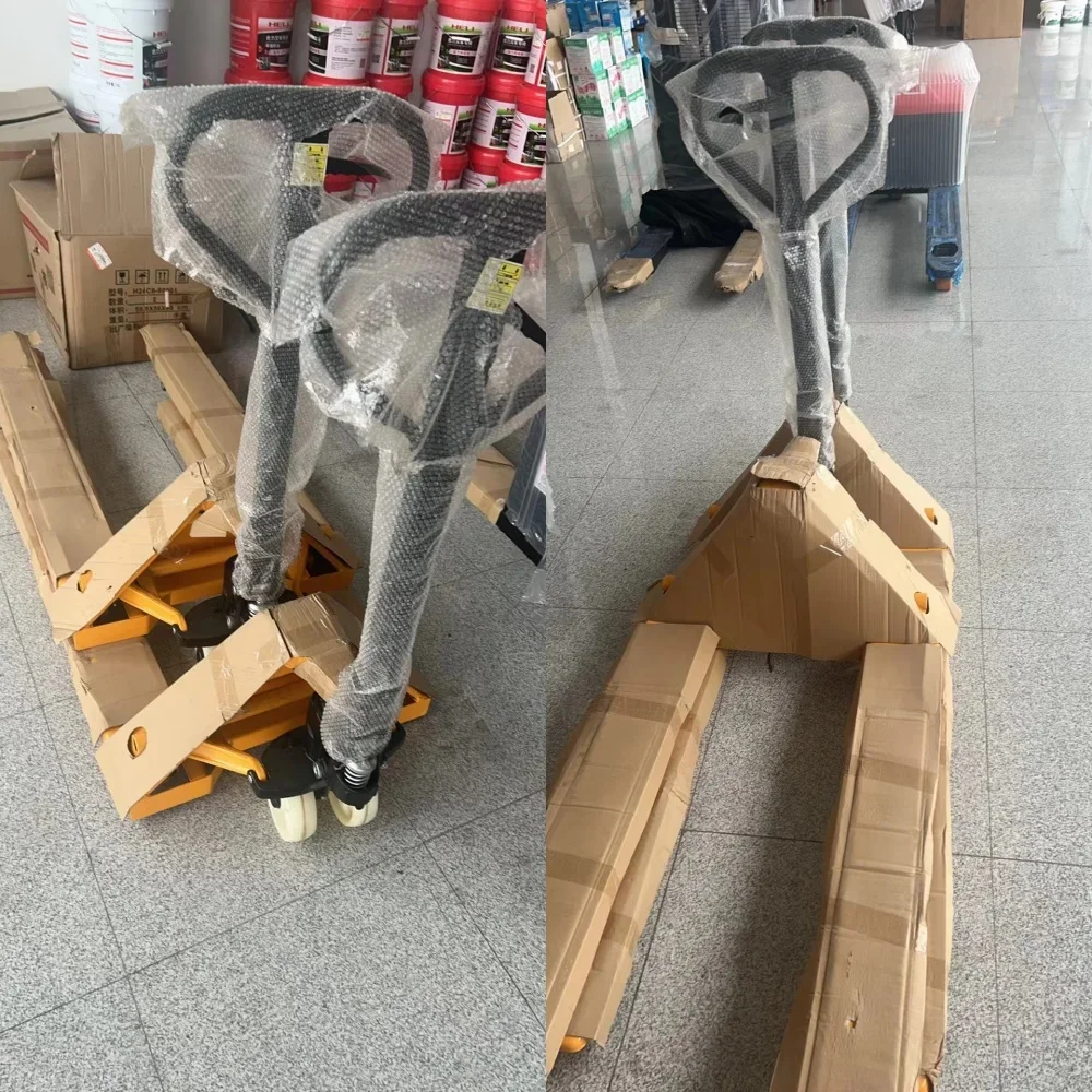 Apparatuur voor palletbehandeling MINLI Palletkrik Handmatige vorkheftruck 3-ton hydraulische handmatige stapelaar Handmatige materiaallift Hoog rendement