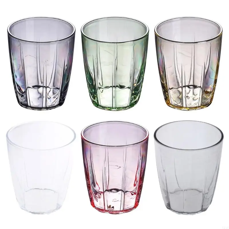 T21C Shatterproof Water Tumblers Acrylic Cups Shatterproof Juice Beer Cup Dishwasher