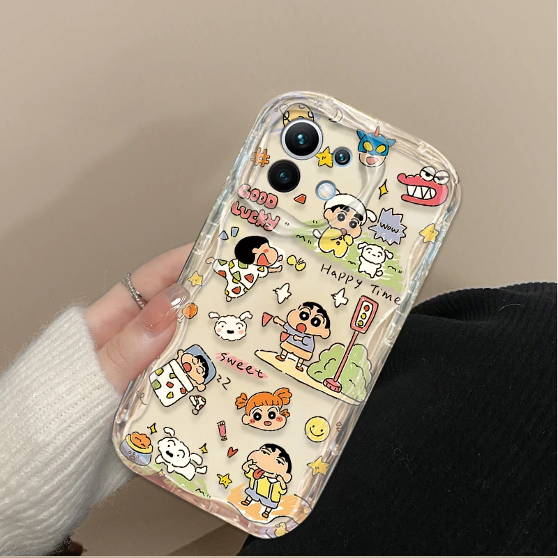 Etui Lovely C-Crayon S-ShinChan do Xiaomi 14T 13T 12T 13 12 11 11i Lite 5G 10T POCO X5 X6 Pro X3 NFC X4 GT F3 F4 F5 F6 M6 M5S — zdjęcie produktu 3