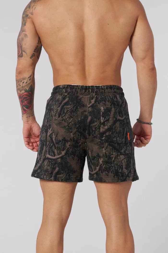 American style new men's shorts camouflage summer retro letter loose fit fitness outdoor basketball sports casual beach pants