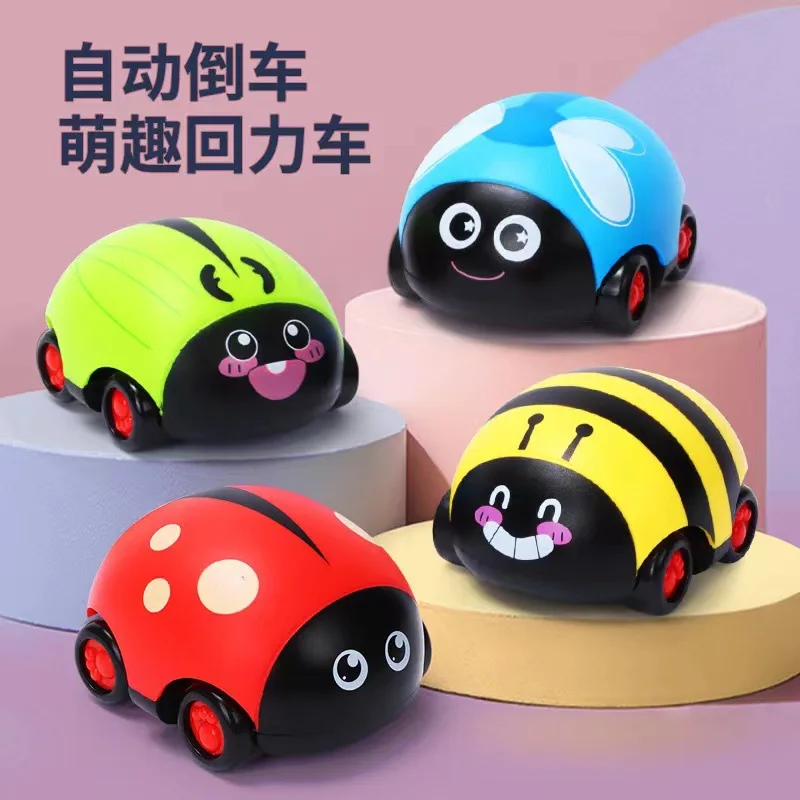 

Детский инерционный мини-автомобиль, игрушечная машинка с двунаправленным отскоком, жук- насекомое, игрушечная машинка-пчелка