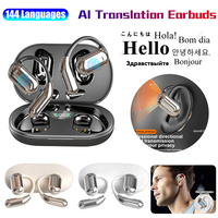3 In 1 AI Translation Earbuds Real Time 144 Languages Instant Voice AI Translating Headphones BT 5.3 Noise Cancelling Headset