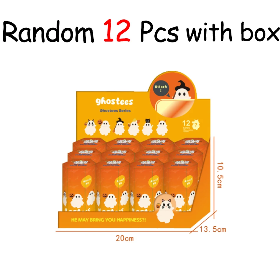 صندوق أعمى Ghostees سر الهاتف الأصدقاء هالوين الهواتف ديكور جمع Hippers عمل الشكل سر اللعب طفل مفاجأة لطيف الهدايا #4