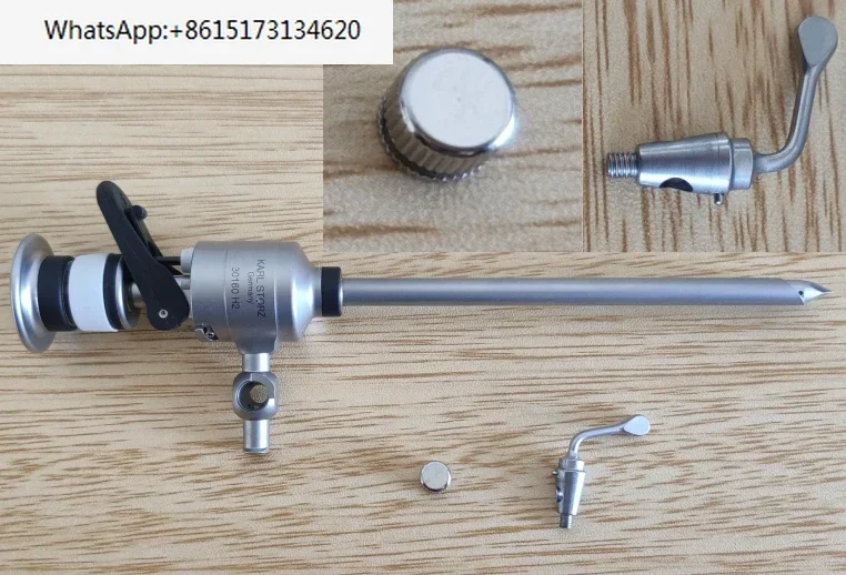 Endoscope Valve Metal Knob Nut Screw Cap Trocar Pneumoperitoneum Needle Accessories