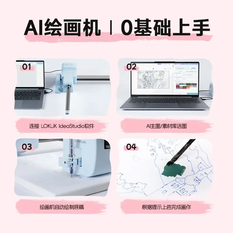Multifunctional painting machine Automatic drawing Digital oil painting plotter Writer