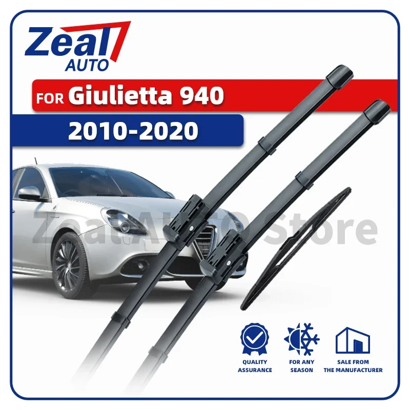 LHD Vorne Hinten Scheibenwischerblätter Für Alfa Romeo Giulietta 940 2010-2020 2011 2012 2013 3x Windschutzscheibe 24 "18" 14" Zubehör