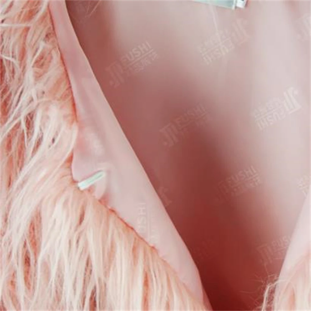 Fur Coats Women Autumn Winter Top Fashion Pink Faux Fur Coat Elegant Thick Warm Faux Fur Jackets for Women 2024