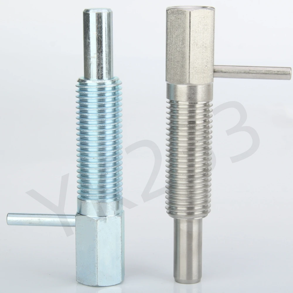 Factory Direct YK233 Stainless/Carbon Steel L-Handle Hand Retractable Indexing Plungers Index Bolt High Precision